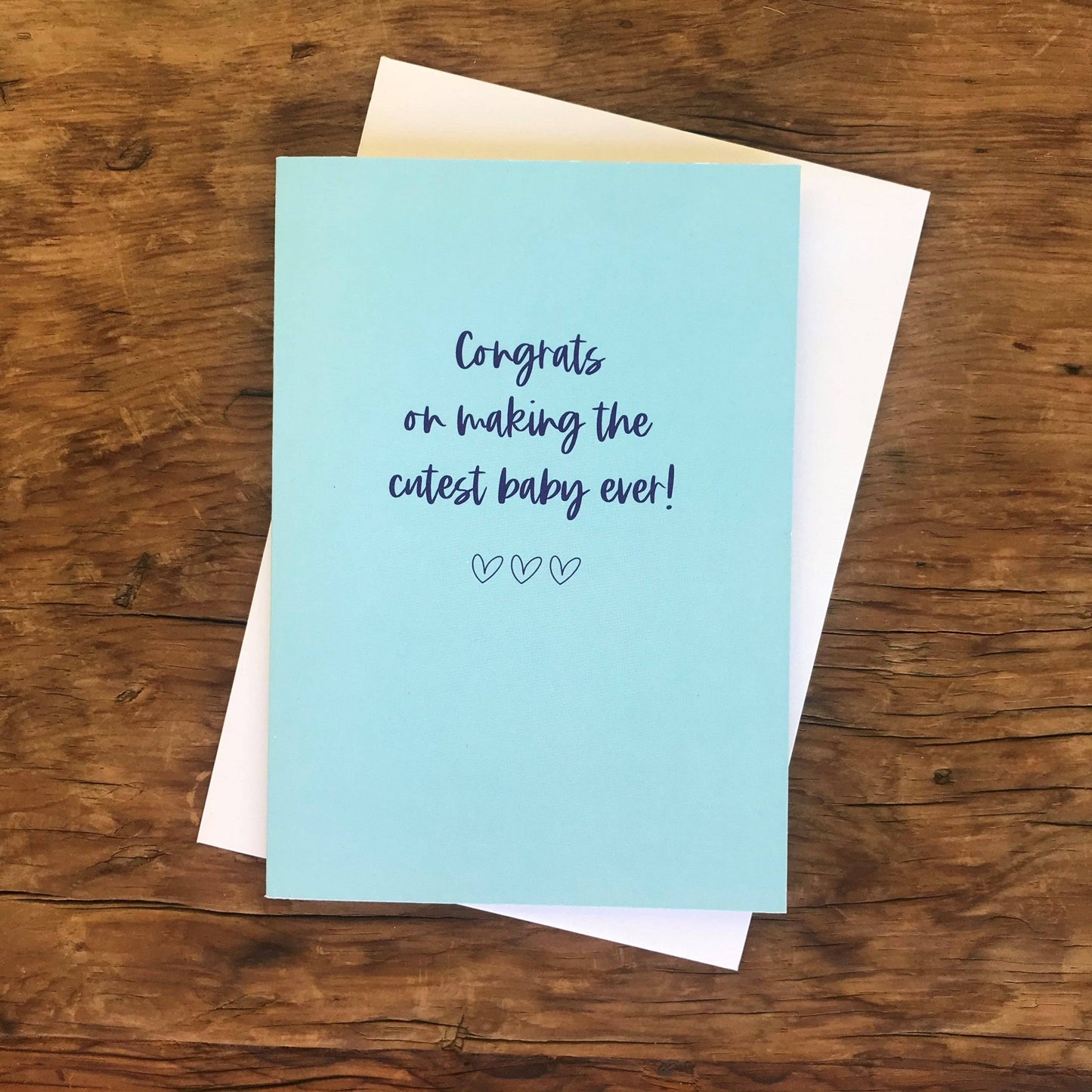 To & From Cards - Congrats On Making the Cutest Baby Ever: Pink