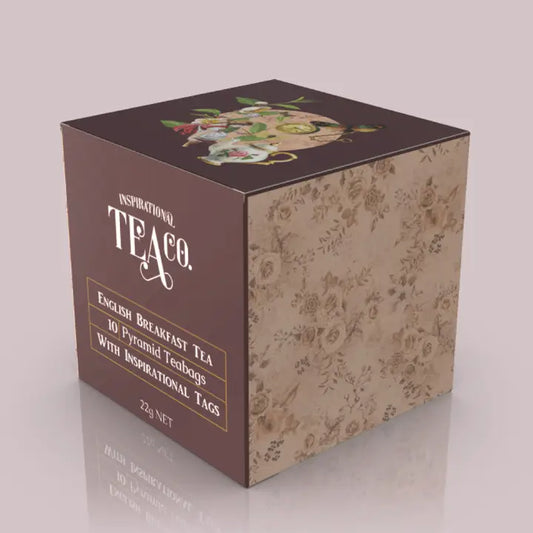 English Breakfast Teabags Inspirational tags 10pk- Inspirational Tea Co image 0