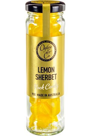 Ogilvie & Co - Lemon Sherbet Rock 95g image 0