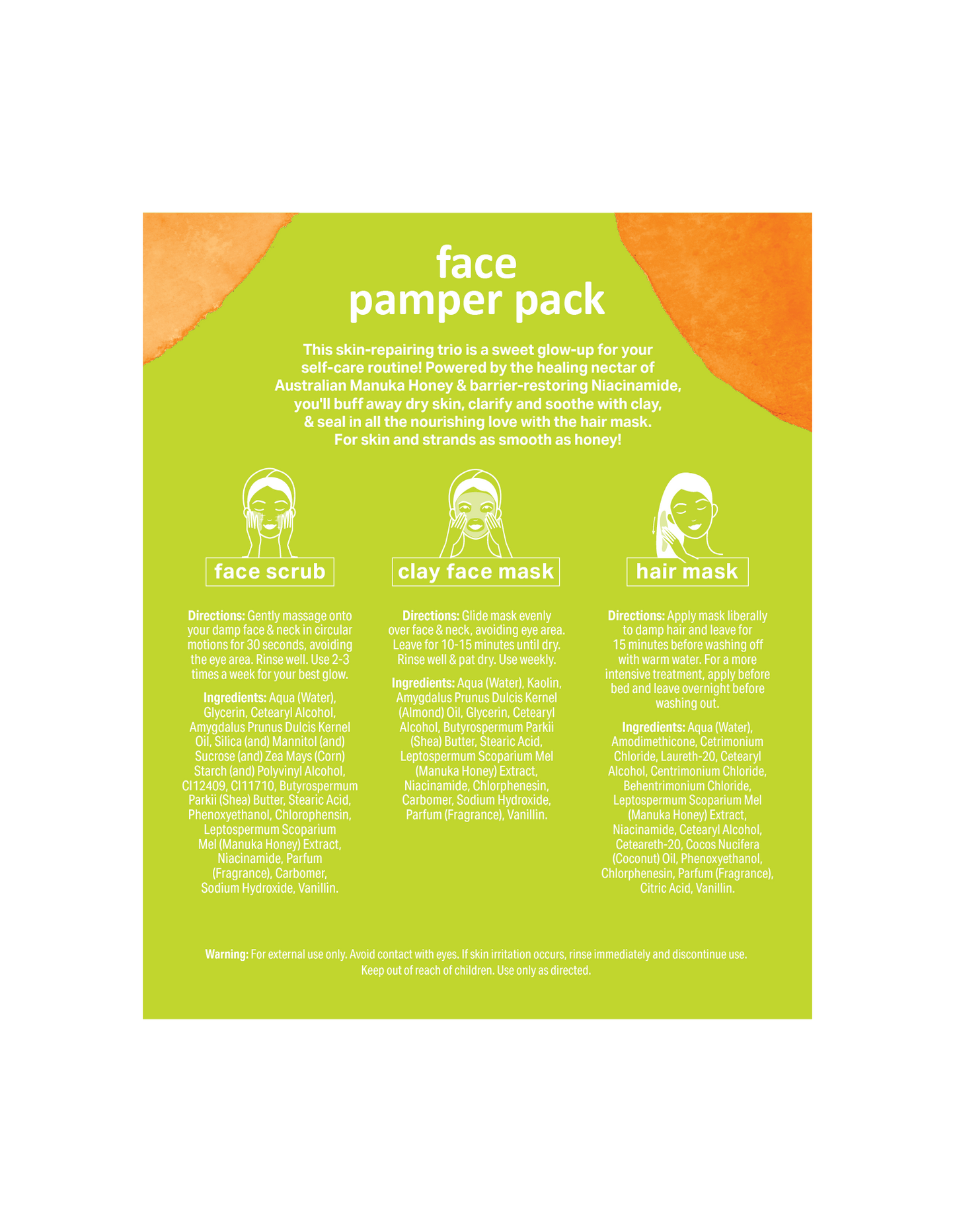 Splotch - Manuka Honey & Niacinamide Skin Like Honey..Face Pamper Pack