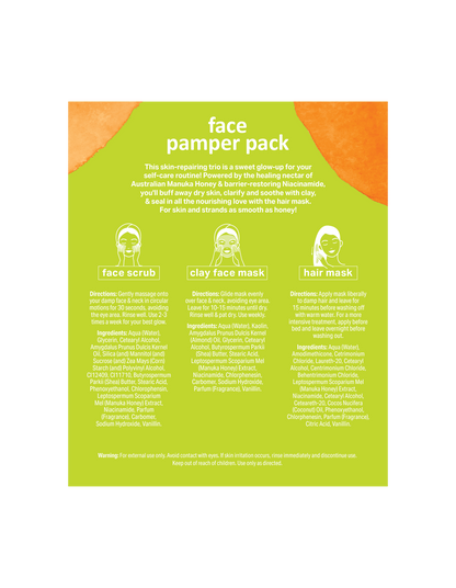 Splotch - Manuka Honey & Niacinamide Skin Like Honey..Face Pamper Pack