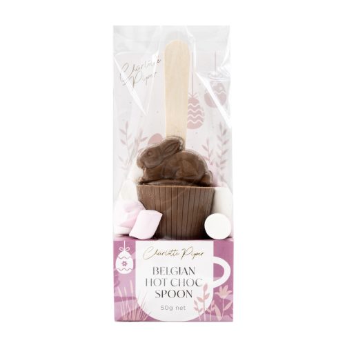 Hot milk chocolate Bunny spoon - Charlotte Piper image 0