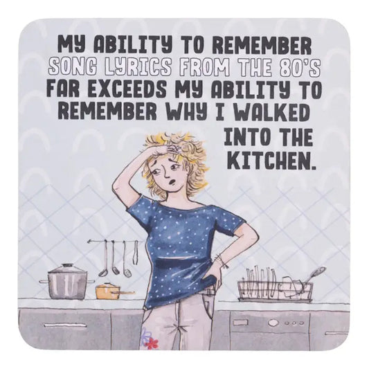 Olive & Co. Song Lyrics Coaster