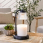 Candle Warmers Australia - Fluted glass Black Candle Warmer