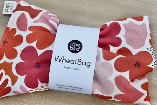 Lime Bird - Wheat Pack - Pink Daisies