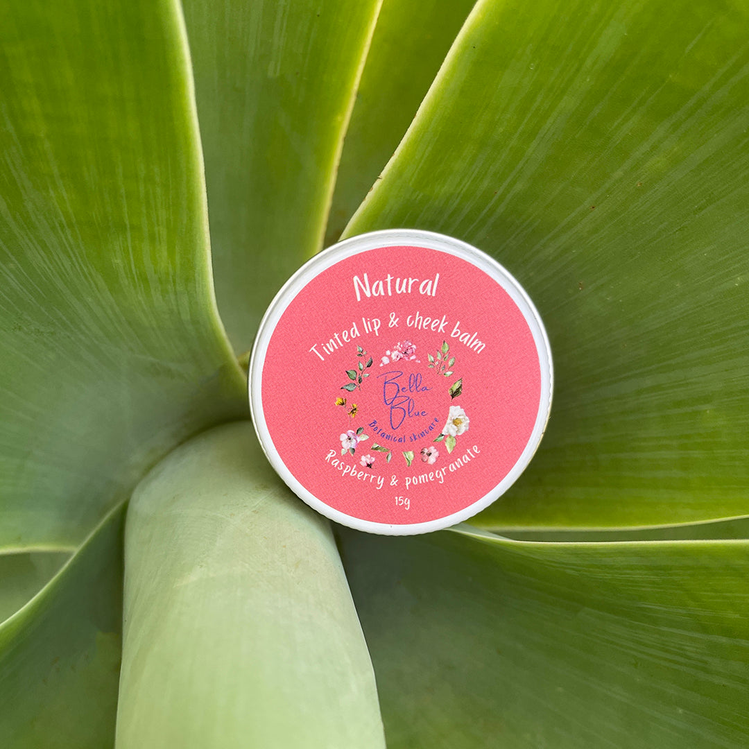 Bella Blue - Lip Balm Tin Raspberry & Pomegranate