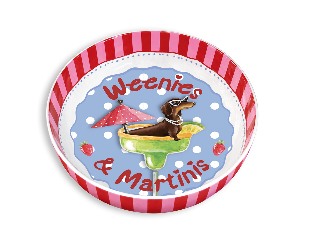 DWBH - 'WEENIES' DASH Ceramic Snack Bowl
