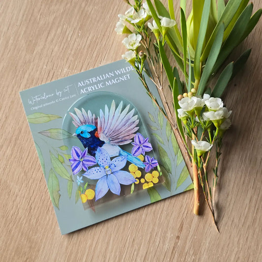 Australian Bird Fairy Wren Magnet