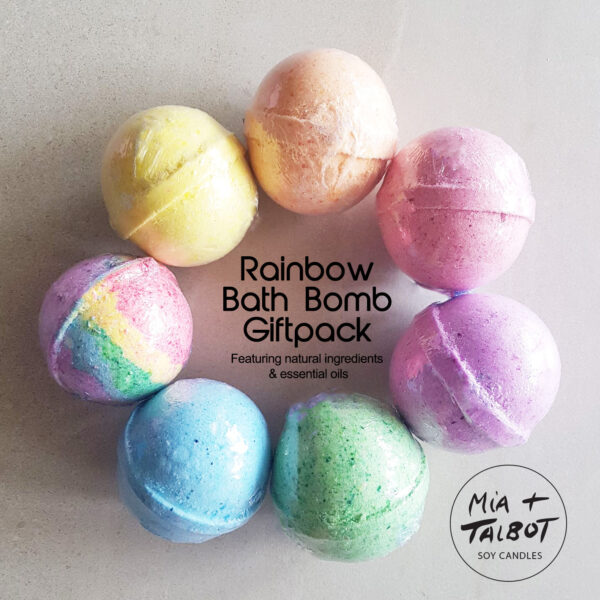 Rainbow Bath Bombs Giftpack