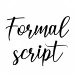 Formal Script