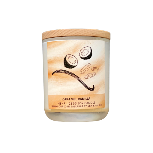 Caramel Vanilla Soy Candle