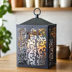 Black Cottage Lantern - Candle Warmer